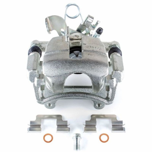 PowerStop rear right OE brake caliper with bracket for 2004-2009 Audi S4, designed for enhanced braking performance