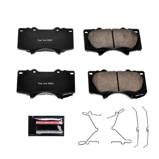 PowerStop Z23 Evolution Sport brake pads with hardware for Lexus GX460 front, high-performance brake system component