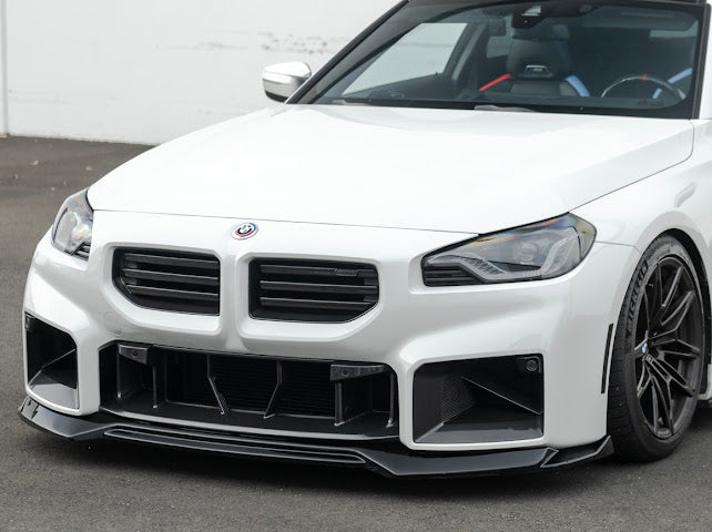 2023-Up BMW G87 M2 | M-Performance Style Carbon Fiber Front Lower Center Grille Replacement