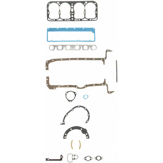 Fel-Pro FS 7014 B engine gasket set with assorted gaskets and seals for automotive engine repair.