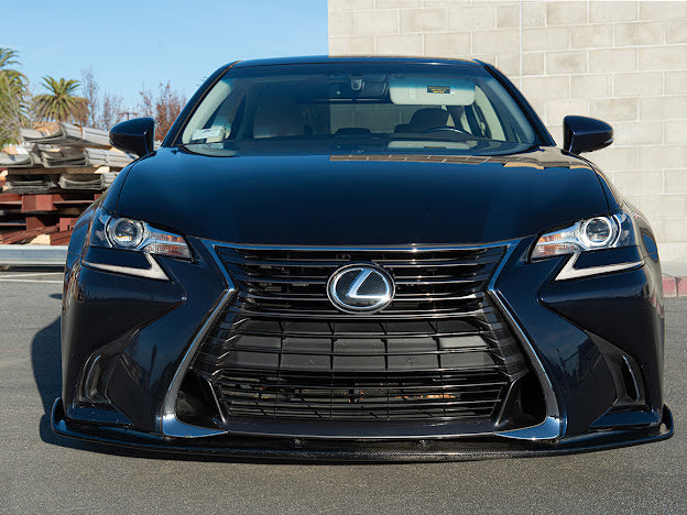 2016-2020 Lexus GS-Series JDM Lexon Style CARBON FIBER Front Bumper Lip Splitter