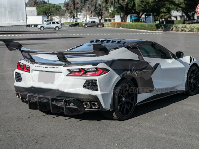 2020-UP CORVETTE C8 | ZR1 STYLE REAR WING SPOILER