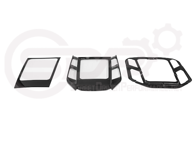 2020-UP CORVETTE C8 CONVERTIBLE | REAR HATCH UPPER HTC TONNEAU WINDOW INSERTS