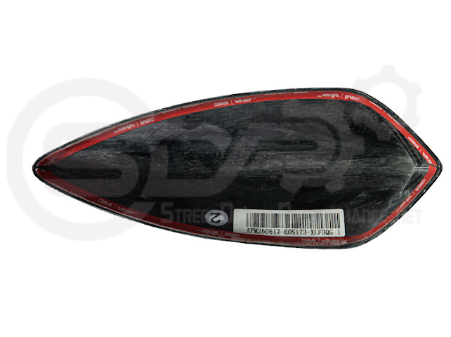 2014-Up Cadillac ATS CTS CT4 CT5 Blue Carbon Fiber Shark Fin Antenna Cover