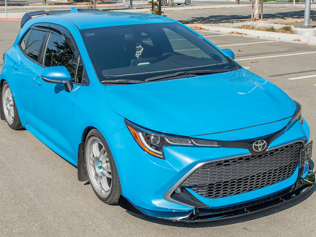 2019-UP TOYOTA COROLLA HATCHBACK | JDM PERFORMANCE PACKAGE FRONT SPLITTER LIP GROUND EFFECTS