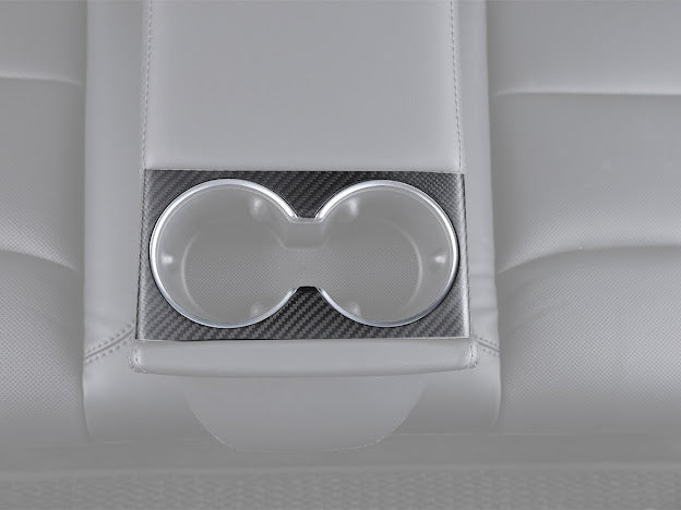 2024-UP TESLA MODEL 3 CARBON FIBER INTERIOR WATER CUP FRAME