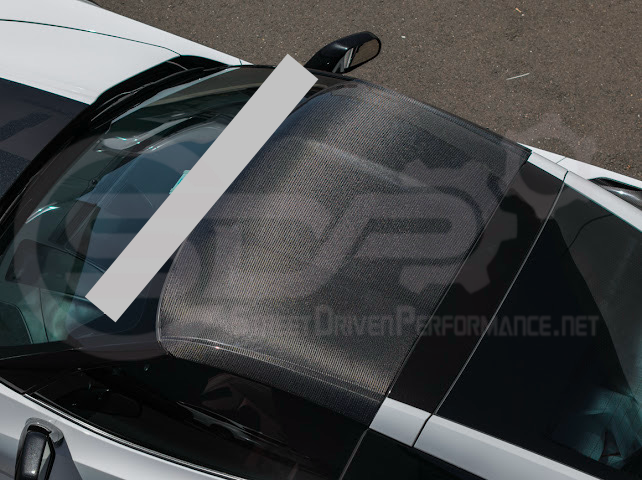 2014-2019 C7 Chevrolet Corvette | Dry Carbon Fiber Tape On Roof Side Molding Trim Cover