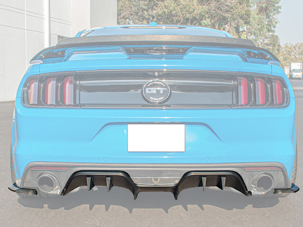 2015-17 FORD MUSTANG | RTR PERFORMANCE PACKAGE 3PCS BUMPER DIFFUSER