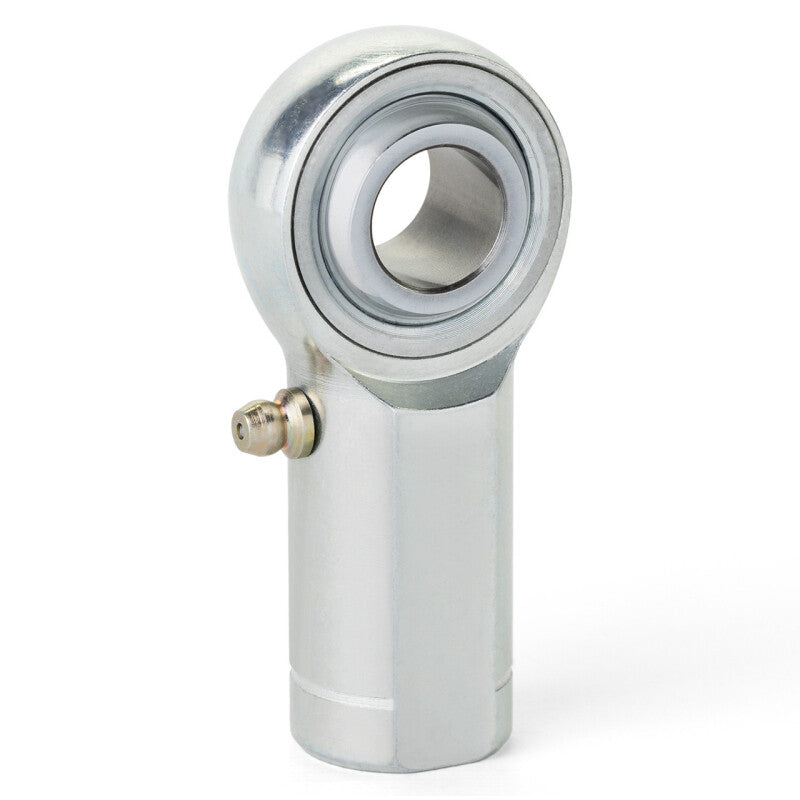 QA1 K Series 3-Pc Rod End - Female/Left Hand - .75in Bore x 3/4-16 w/Zerk - Carbon Steel