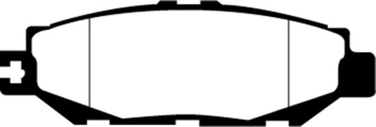 EBC Ultimax2 rear brake pads for Lexus LS400 1993-1994, OE style, durable brake pad set with metal backing plates.