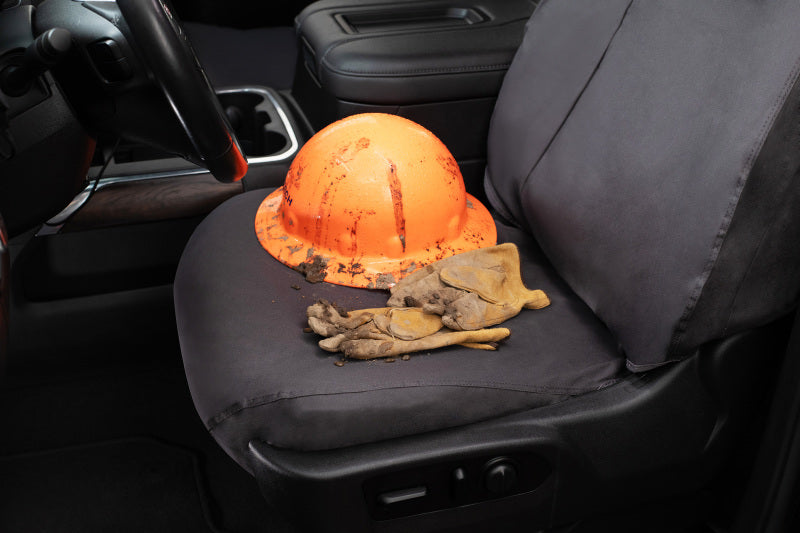 Covercraft 26 Toyota RAV4 front seat covers, custom polycotton SeatSaver protectors for the vehicle's seats.