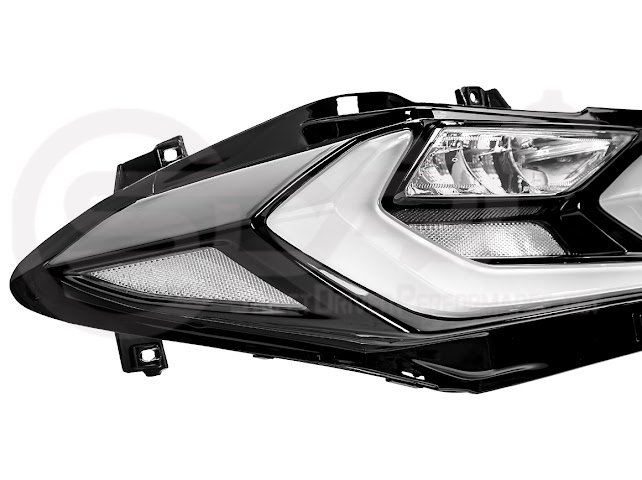 2020-Up Chevrolet Corvette C8 | Euro Style Sequential Signal LED Rear Taillights Pair (Clear or Smoke Lenses)