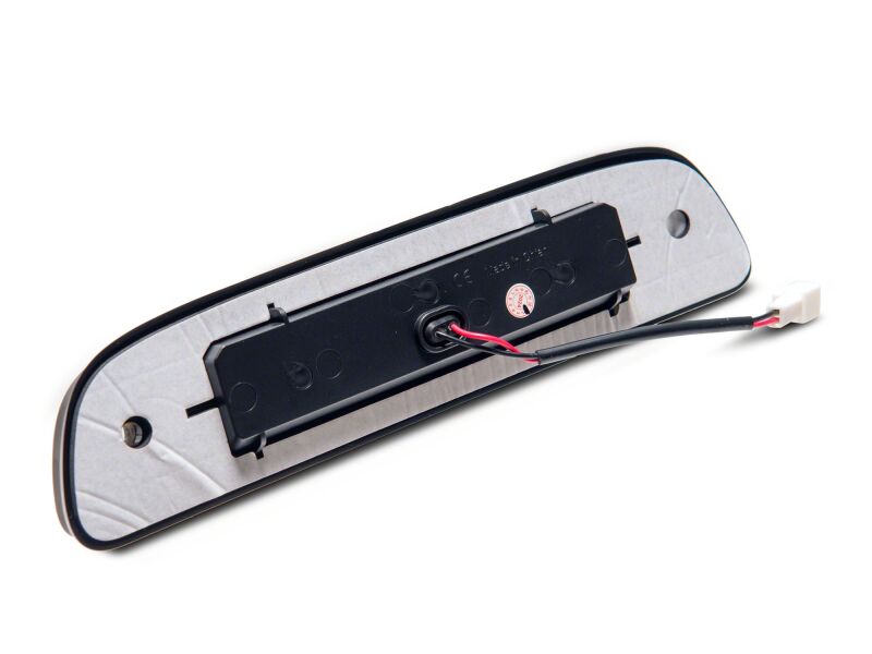 Raxiom smoked LED third brake light for Toyota Tacoma 2005-2015, showing the black smoked lens and LED light strip.