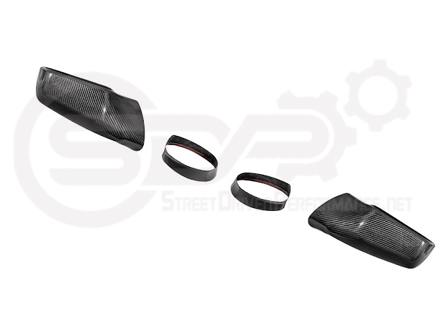 2014-2019 Chevrolet Corvette C7 | Factory Style CARBON FIBER Full Mirror Cap Covers Pair