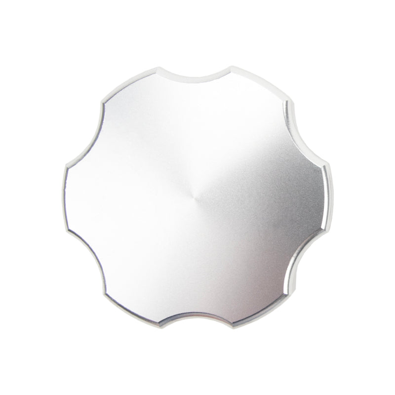 Wehrli 11-25 Ford Power Stroke 6.7L billet aluminum oil fill cap with clear anodized finish, designed for oil fill tubes.