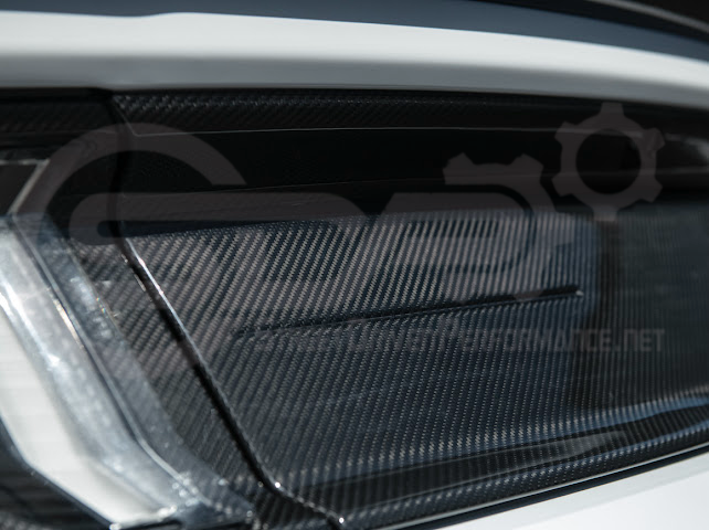 2018-2023 FORD MUSTANG S550 | CARBON FIBER FACTORY STYLE REAR TRUNK DECK LID APPLIQUE PANEL COVER