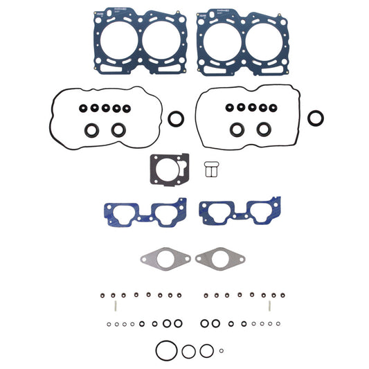 Fel-Pro Subaru Impreza HS 26415 PT PermaTorque engine cylinder head gasket set laid out on a flat surface.