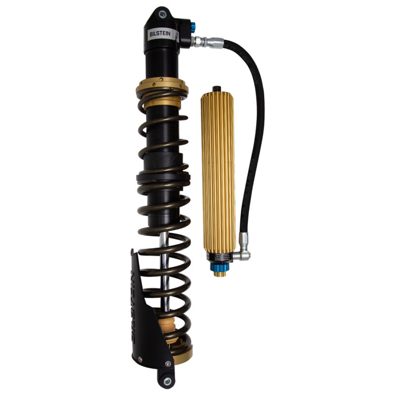 Bilstein rear coilovers with shock and coil spring assembly for Polaris RZR XP 4 1000 Black Hawk Powersports vehicle.