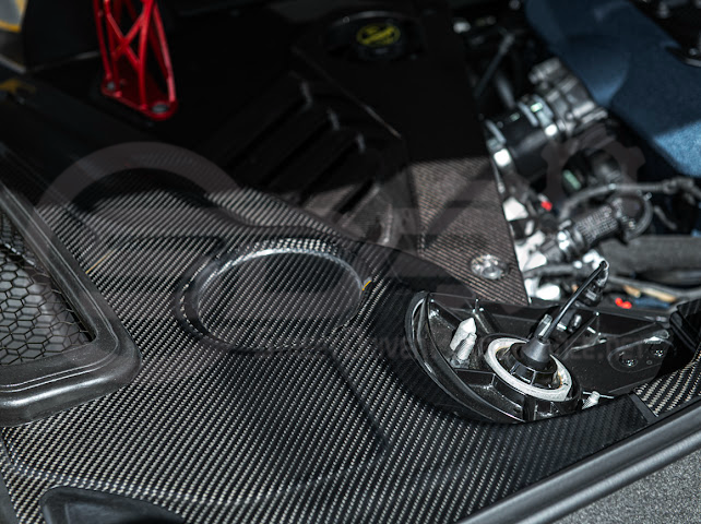 2025-Up Corvette C8 ZR1 | CARBON FIBER Engine Bay Trim Panel Cover Pair