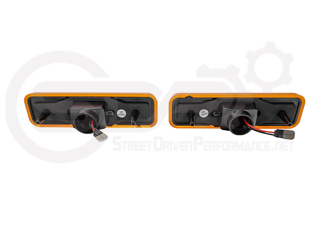 1972-1974 Dodge Charger | Front Side Marker Lens Amber Light LED Pair (Clear / Amber / Smoke)
