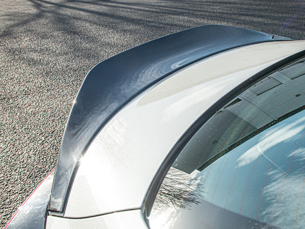 Carbon fiber rear spoiler wing for 2022-up Toyota GR86 and Subaru BRZ, JDM style, Street Driven Performance spoilers and wings.