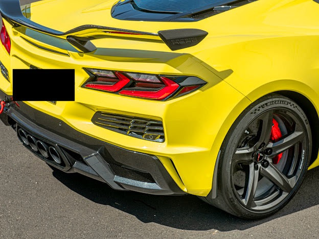 2023+ CHEVROLET CORVETTE C8 Z06 & E-RAY | MATTE BLACK XL EXTENDED FRONT SPLASH GUARD