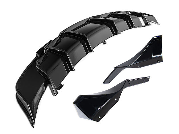 2017-UP TESLA MODEL 3 REAR BUMPER DIFFUSER
