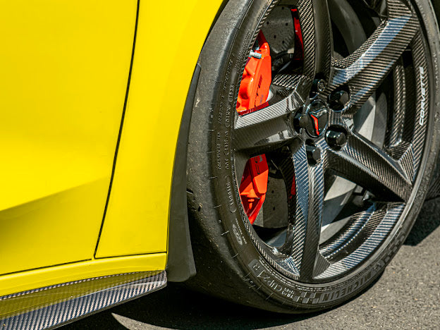 2023+ CHEVROLET CORVETTE C8 Z06 & E-RAY | MATTE BLACK XL EXTENDED FRONT SPLASH GUARD
