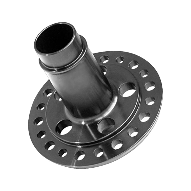 Yukon Gear lightweight steel spool for Ford 9-inch differential with 31-spline axles, shown installed in a vehicle differential.