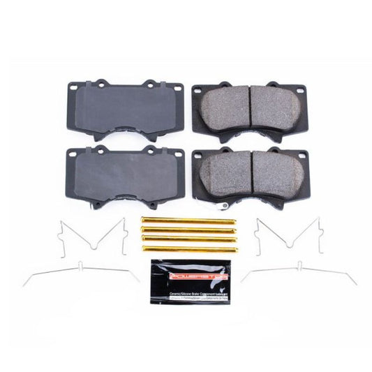 PowerStop Z23 Evolution Sport brake pads for 2010-2019 Toyota 4Runner front, including hardware, performance brake component