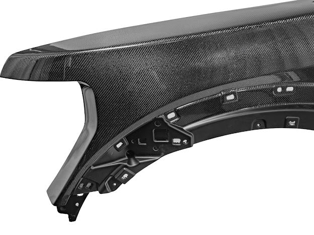 2021-UP F-150 RAPTOR | FACTORY STYLE CARBON FIBER SIDE FENDERS & VENTS REPLACEMENT