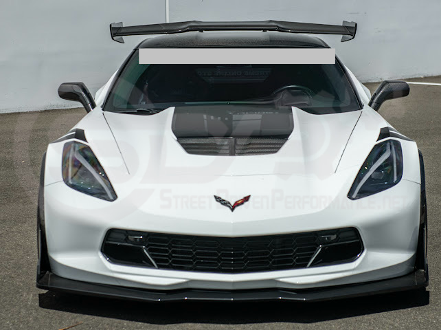 2014-2019 Chevrolet Corvette C7 | Factory Style CARBON FIBER Full Mirror Cap Covers Pair