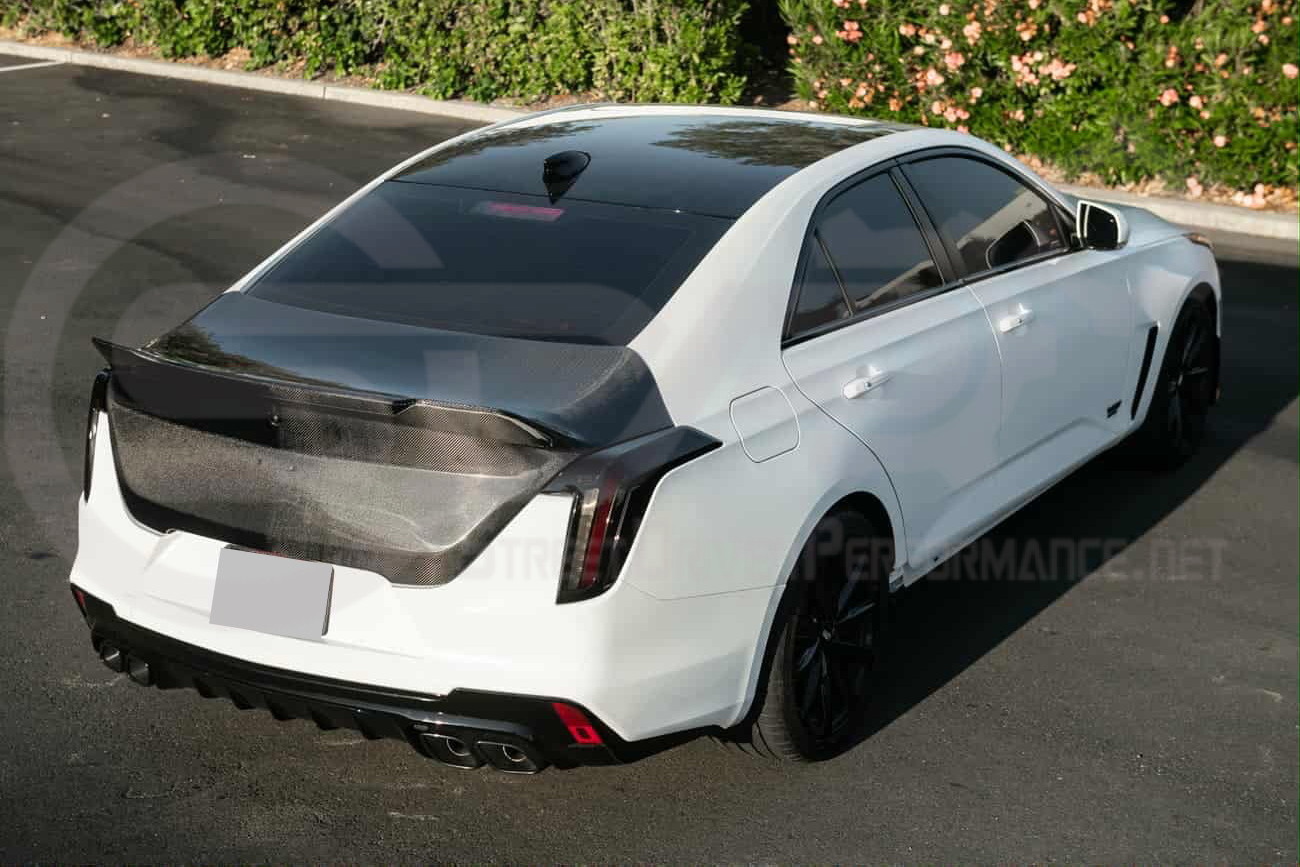 2021-UP CADILLAC CT4, CT4 V, AND CT4-V BLACKWING | BLACKWING STYLE REAR TRUNK LID WITH INTEGRATED SPOILER
