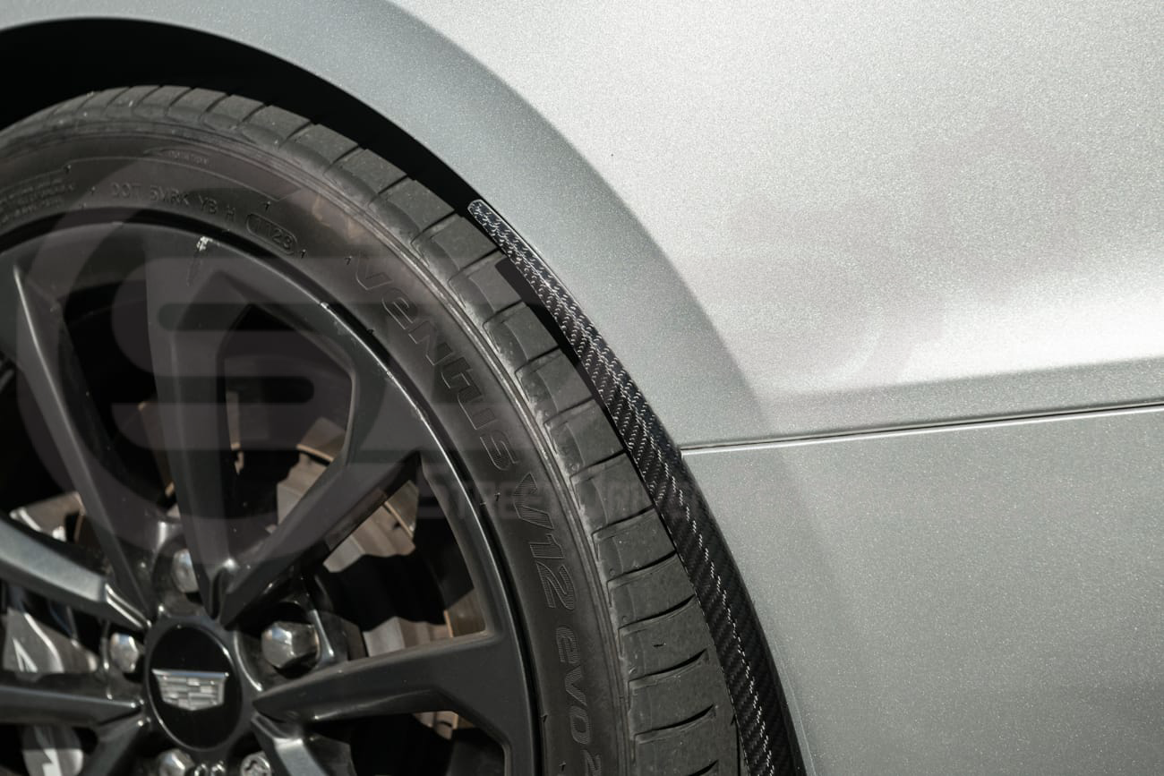 2016-2019 CADILLAC ATS-V SEDAN | SDP PERFORMANCE PACKAGE CARBON FIBER FRONT AND/OR REAR MUD FLAPS SPLASH GUARDS PAIR