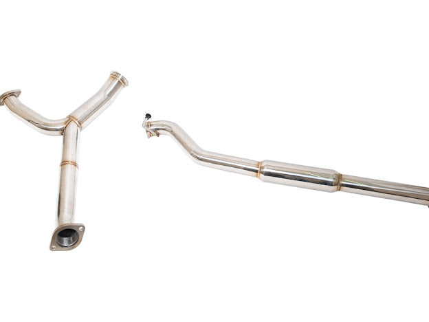 2022-UP SUBARU WRX | 3" TO 2.5" PIPING T304 STAINLESS STEEL RESONATED MID PIPE