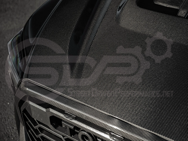 2022-UP TOYOTA TUNDRA | SDP CARBON FIBER FRONT VENTED HOOD WITH SIDE VENTS