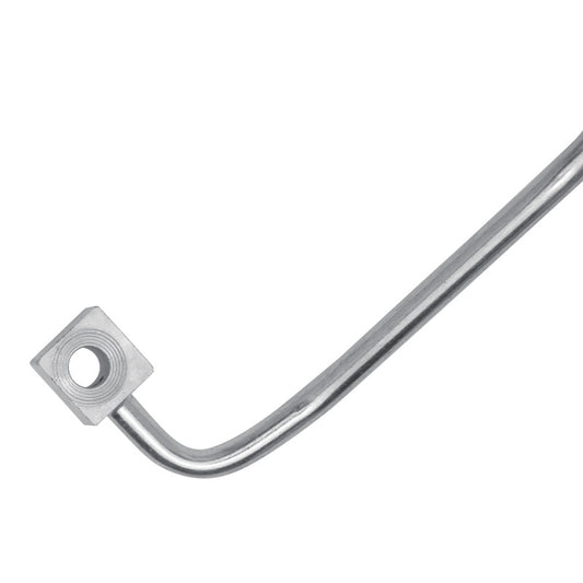 DFC Ford Mustang front left brake hose from brake line kit, durable rubber and metal fittings, for improved braking performance.