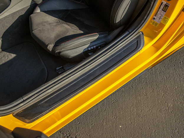 2020-Up Toyota GR Supra A90 A91 |JDM Factory Style CARBON FIBER Side Door Sill Plate Cover (Pair)