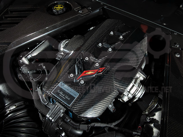 2025-Up Chevy Corvette C8 ZR1 | Dry Carbon Fiber Rear Engine Cover One-Piece