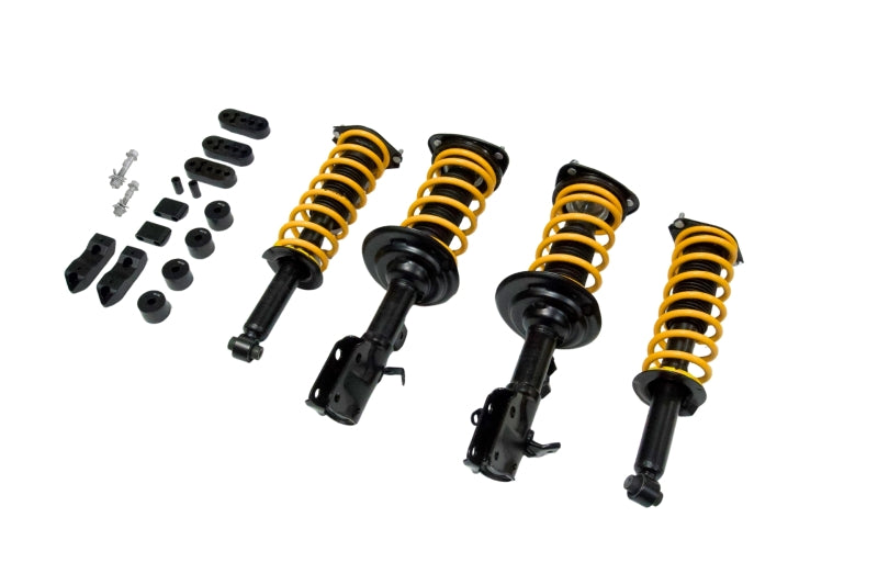 Whiteline bushing kit for 24-26 Subaru Crosstrek front and rear lift kit, showing bushings and hardware components.