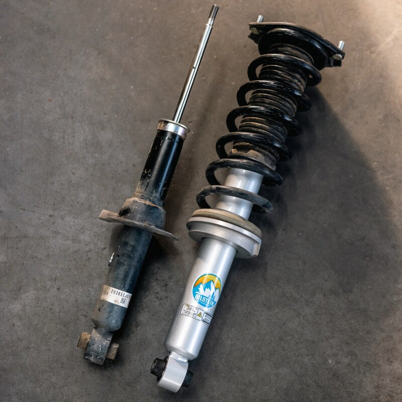 Bilstein B8 TerraSport lift kit for Subaru Forester 2019-2021 featuring shocks and struts with a 1.5-inch front and 1.6-inch rear lift
