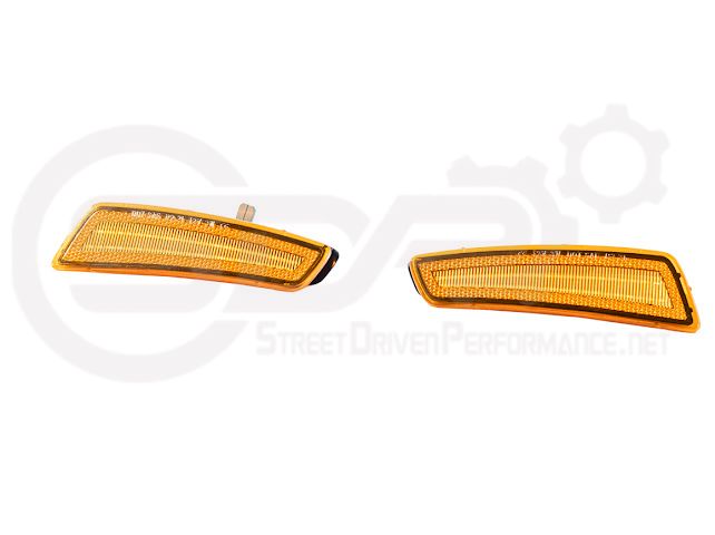 2008-2009 Pontiac G8 | Front Clear / Amber / or Smoke Lens Amber Light LED Side Markers Pair