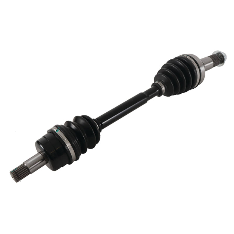 All Balls Racing boxed axle for control arms, durable metal construction, designed for high-performance vehicle suspension systems.