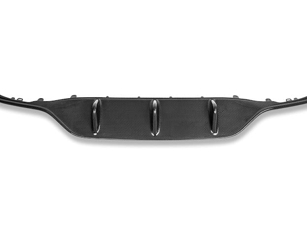2015-2018 W205 Mercedes C-Class AMG Sport Style CARBON FIBER Rear Bumper Lower Diffuser