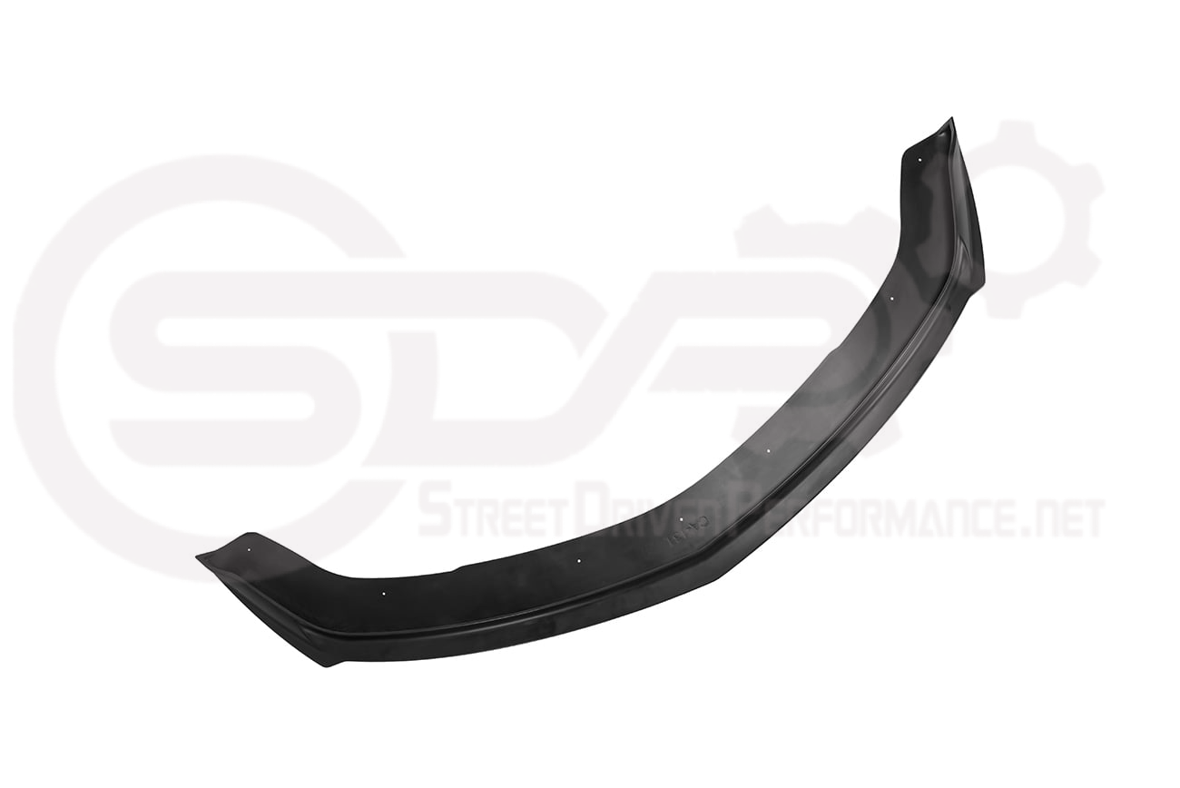 Front splitter for 2008-2009 Pontiac G8 GXP, made of polyurethane or carbon fiber, designed for ground effects and aerodynamic enhancement.
