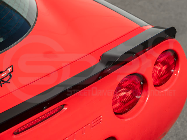 1997-2004 Chevrolet Corvette C5 | ZR1 Extended Style GLOSSY BLACK Rear Trunk Lid Wickerbill Spoiler Wing