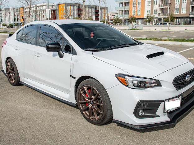 2018-2021 SUBARU WRX / STI | HT STYLE CARBON FIBER FRONT SPLITTER LIP GROUND EFFECT