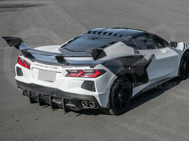 2020-UP CORVETTE C8 | ZR1 STYLE REAR WING SPOILER