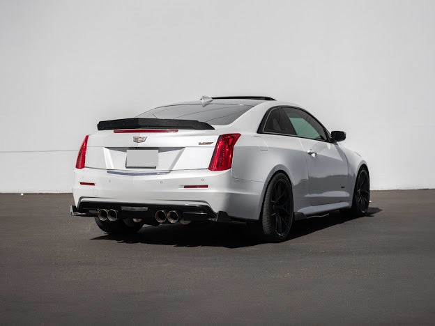 2016-2019 Cadillac ATS-V COUPE  | Wickerbill Trunk Spoiler Wing Carbon Fiber