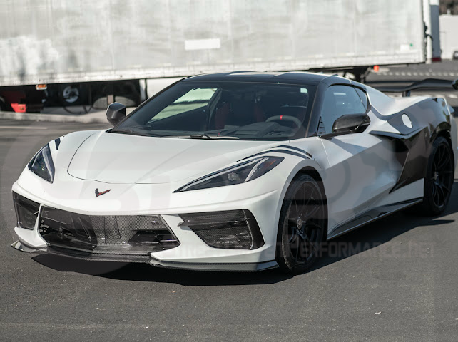 2020-Up Corvette C8 STINGRAY & Z51 | Z06 Z07 Package Front Bumper Lip Splitter Ground Effects